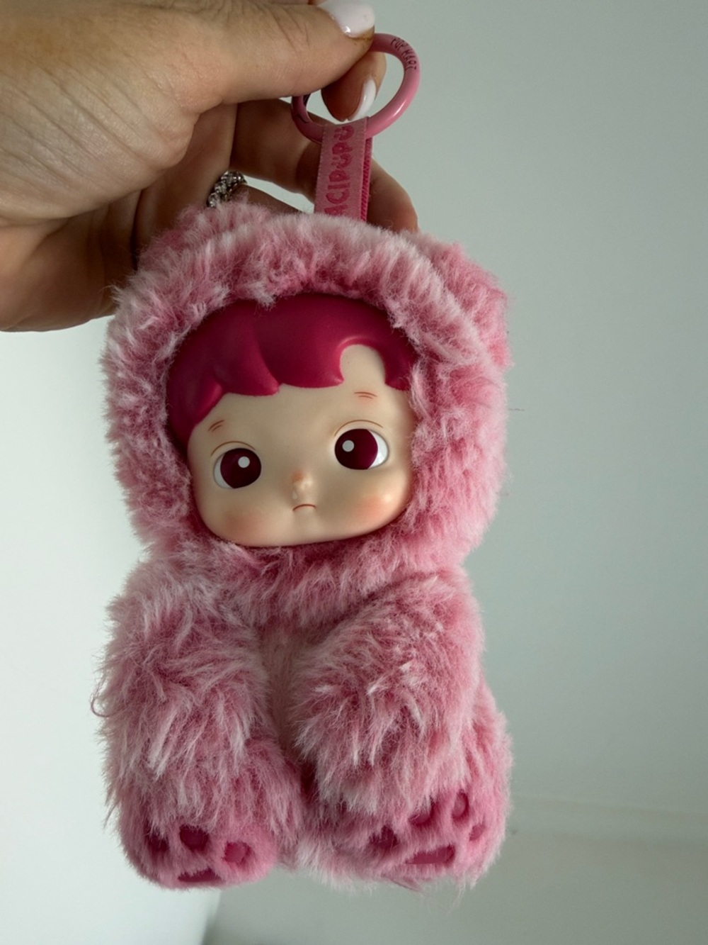 Cute Pink Plush Keychain Doll - Brand: